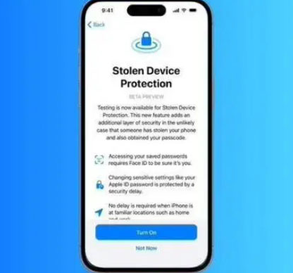 九龙苹果授权维修店分享被盗设备保护功能开启方法 