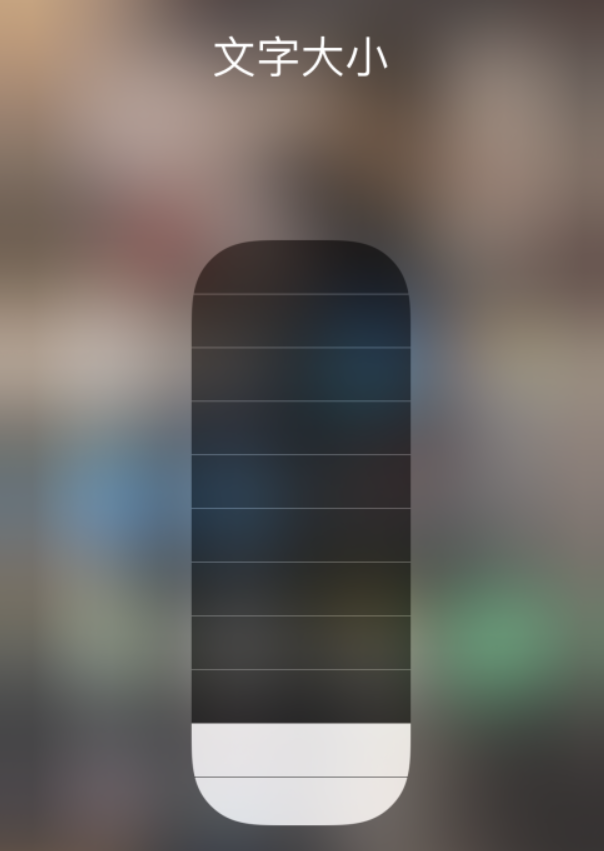 九龙苹果手机维修分享小技巧：在 iPhone 控制中心快速调节字体大小 